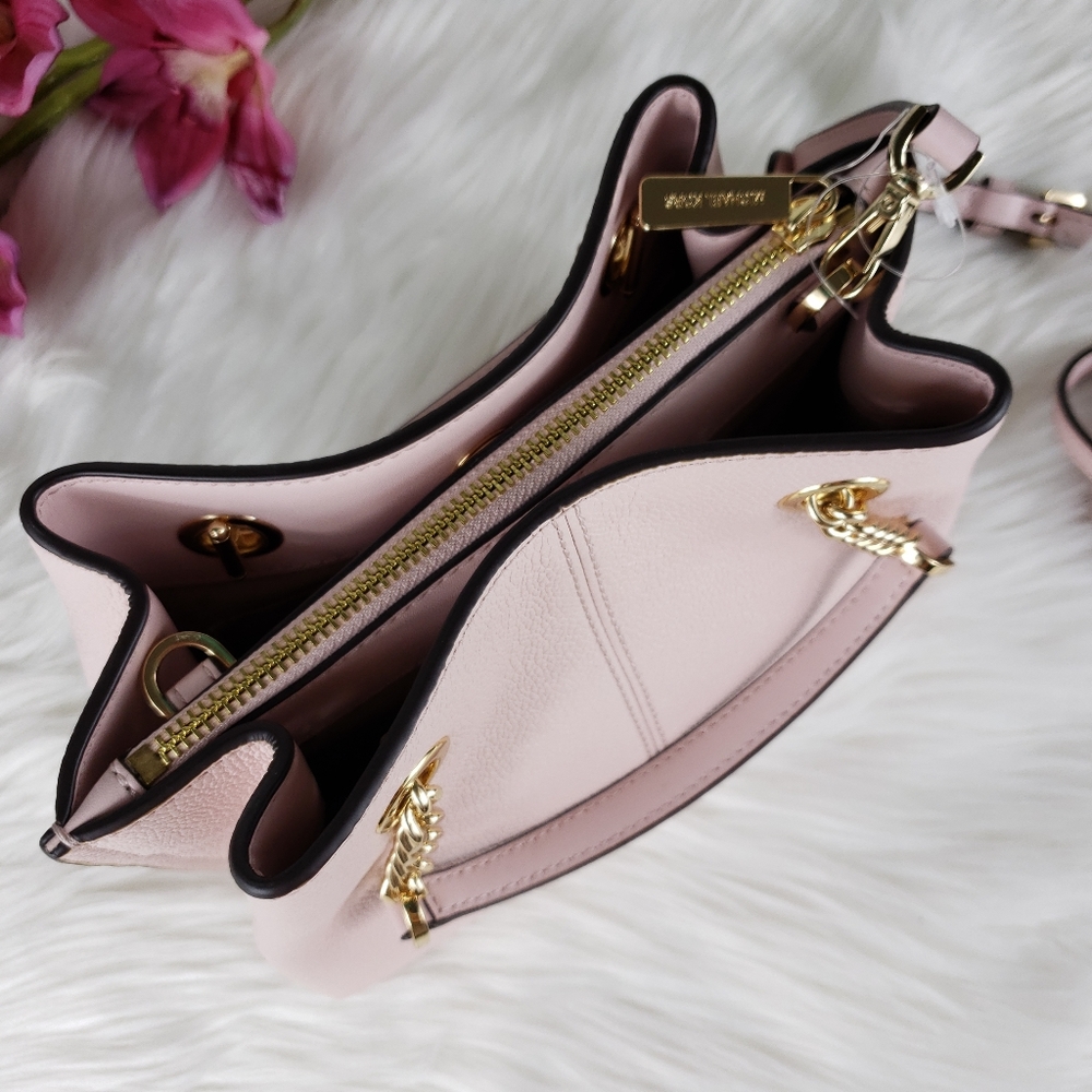 NWT Michael Kors SM Teagan messenger powder blush - Picture 7 of 9